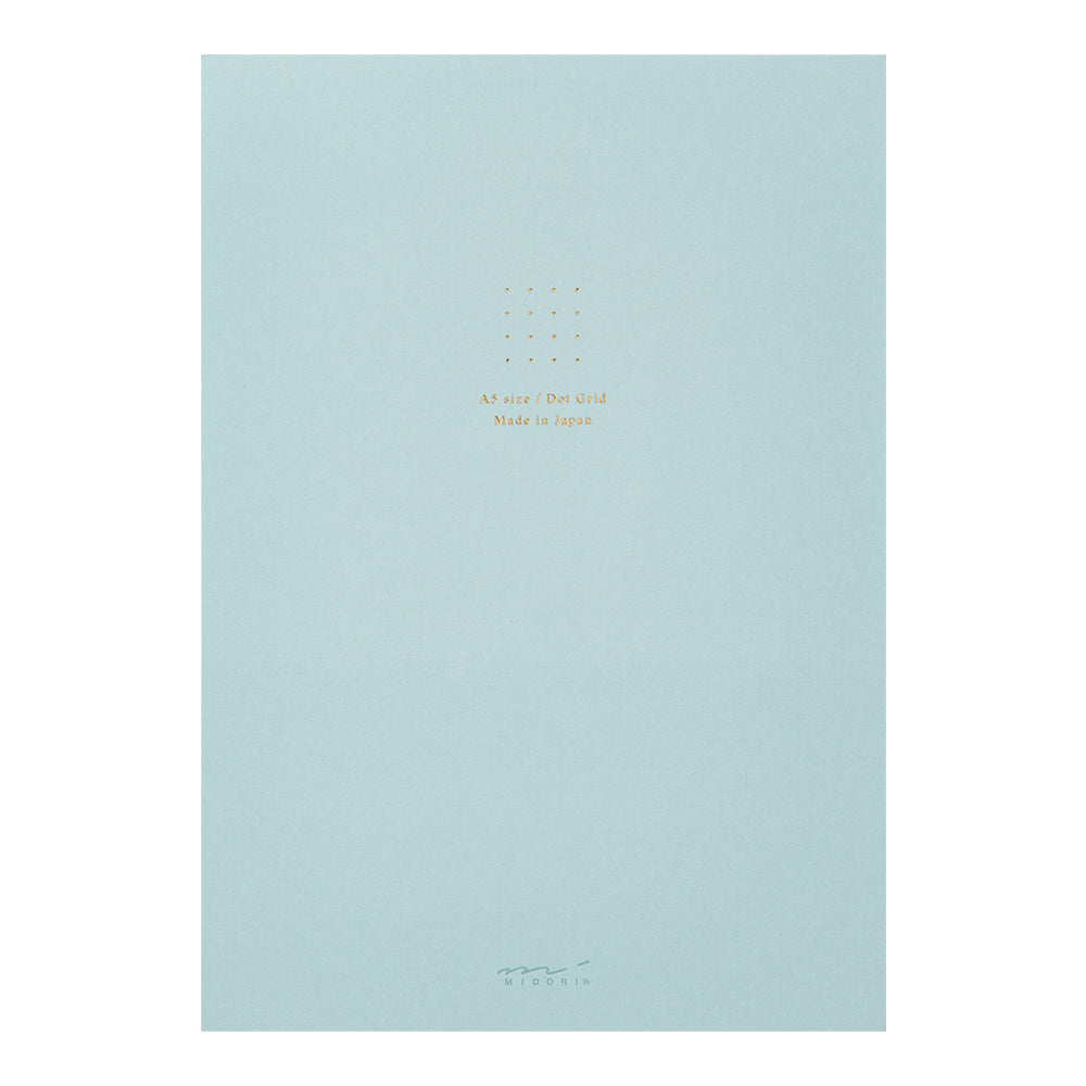 Midori | Paper Pad Notebook <A5> Dot Grid | Blue