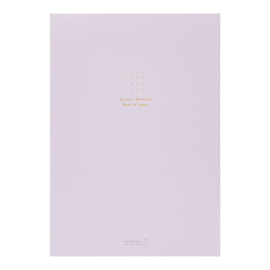 Midori | Paper Pad Notebook <A5> Dot Grid | Purple