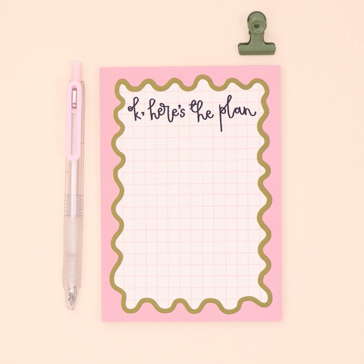 Oh, Laura | A6 Notepad | OK, Here's the Plan