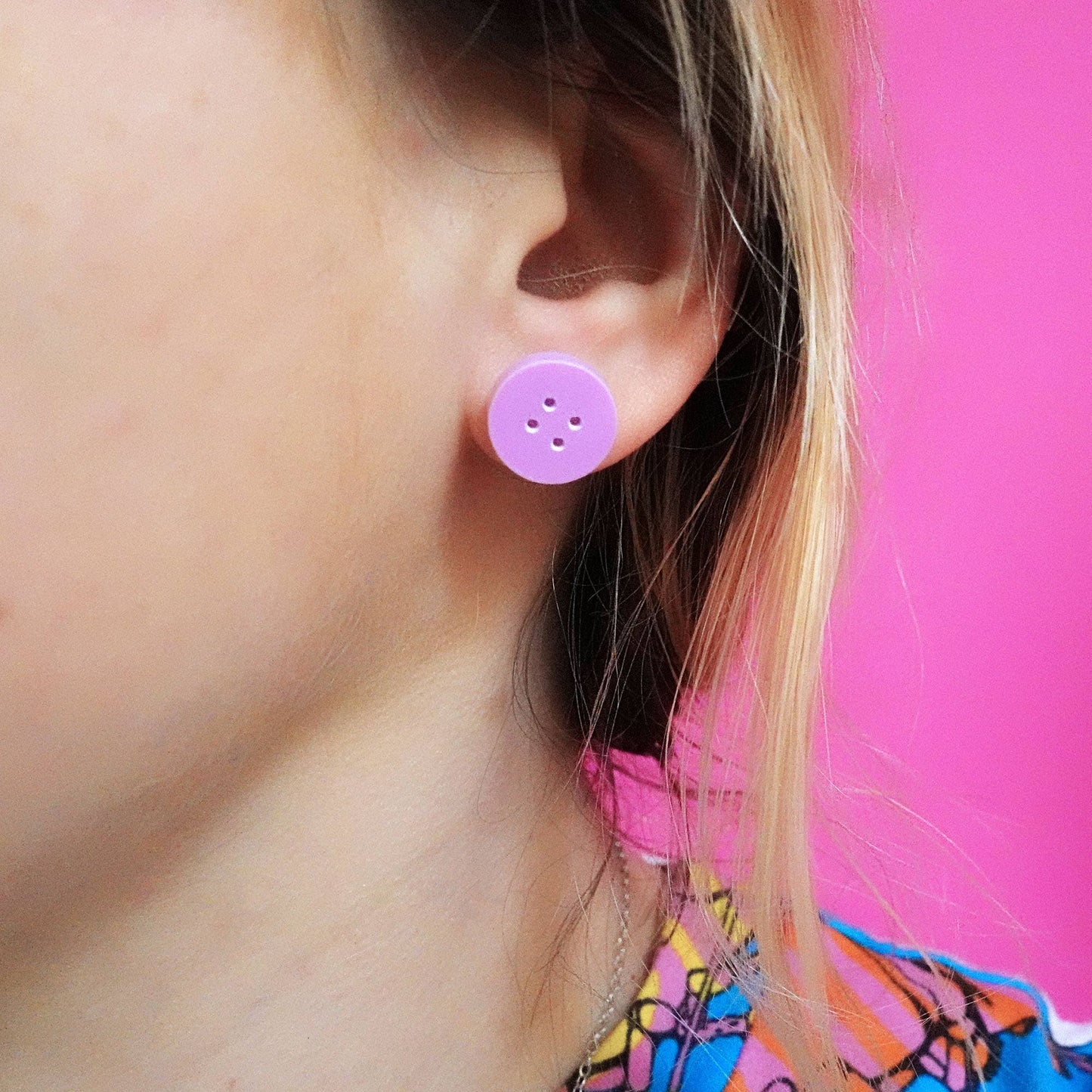Silly Loaf | Stud Earrings | Buttons