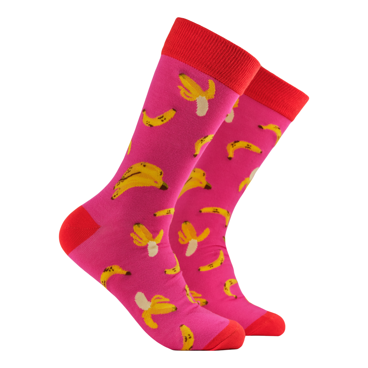 Socktopus | Bananas Bamboo Socks | Pink | S UK 4-8