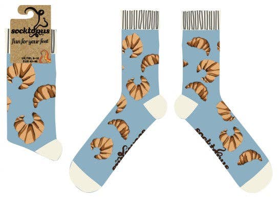 Socktopus | Croissants | Blue | L UK 9-12