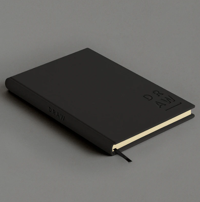 Nineteen Seventy Three | Hard Cover Blank Canvas Sketchbook | Black