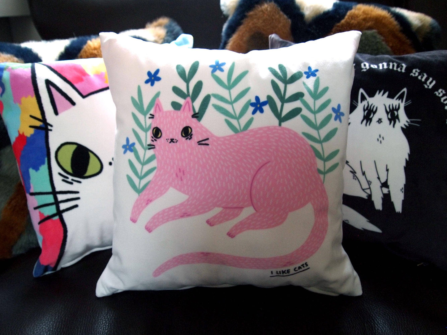 I Like Cats | Velvet Cushion