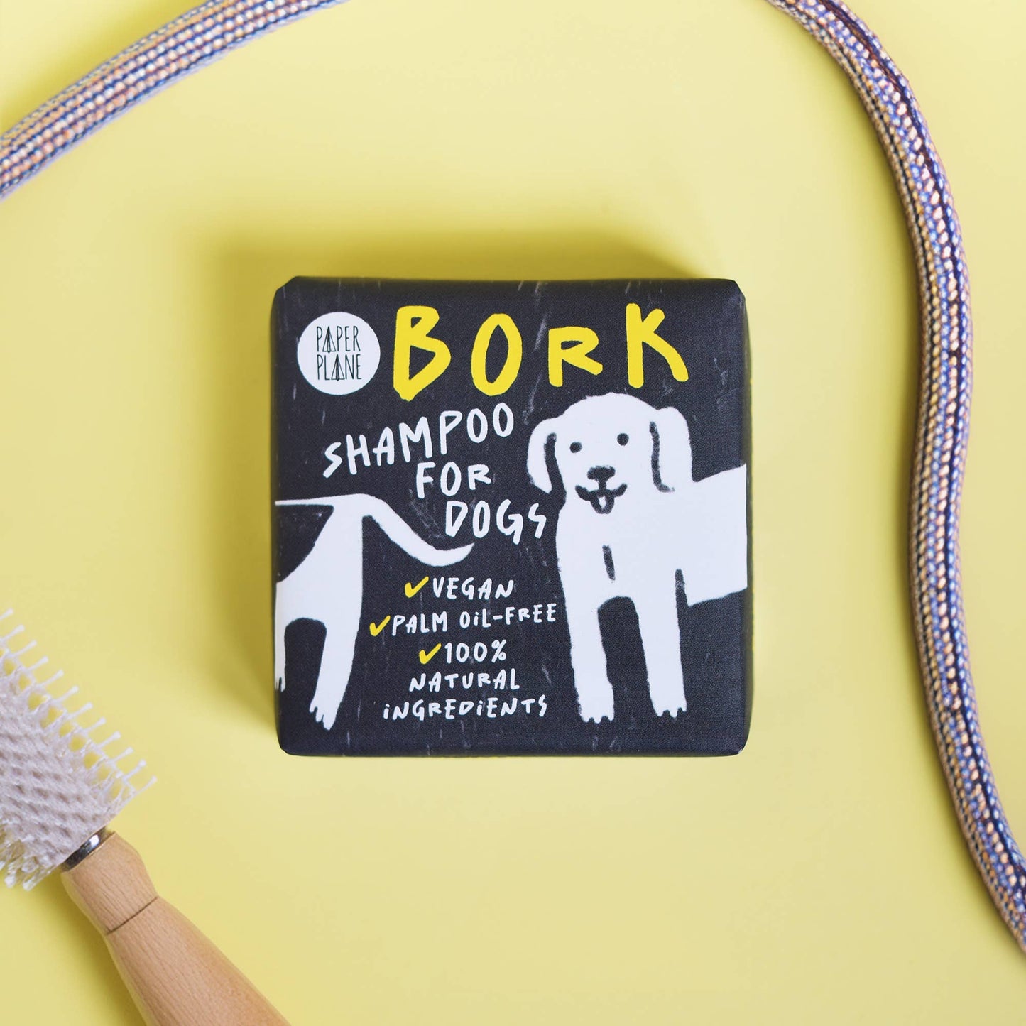 Paper Plane | Bork Dog Shampoo - Natural and plant-based bar