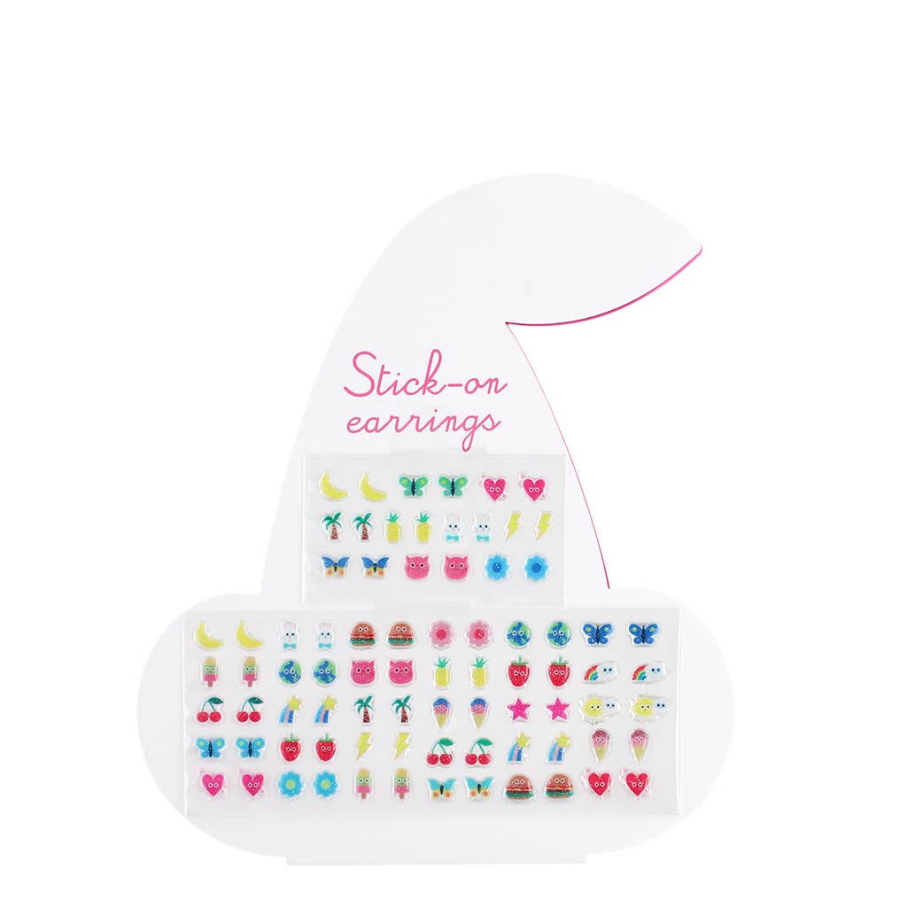 Rex | 40 Pairs Stick on Earrings