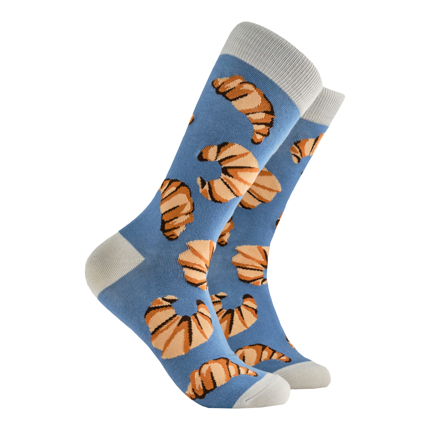 Socktopus | Croissants | Blue | S UK 4-8