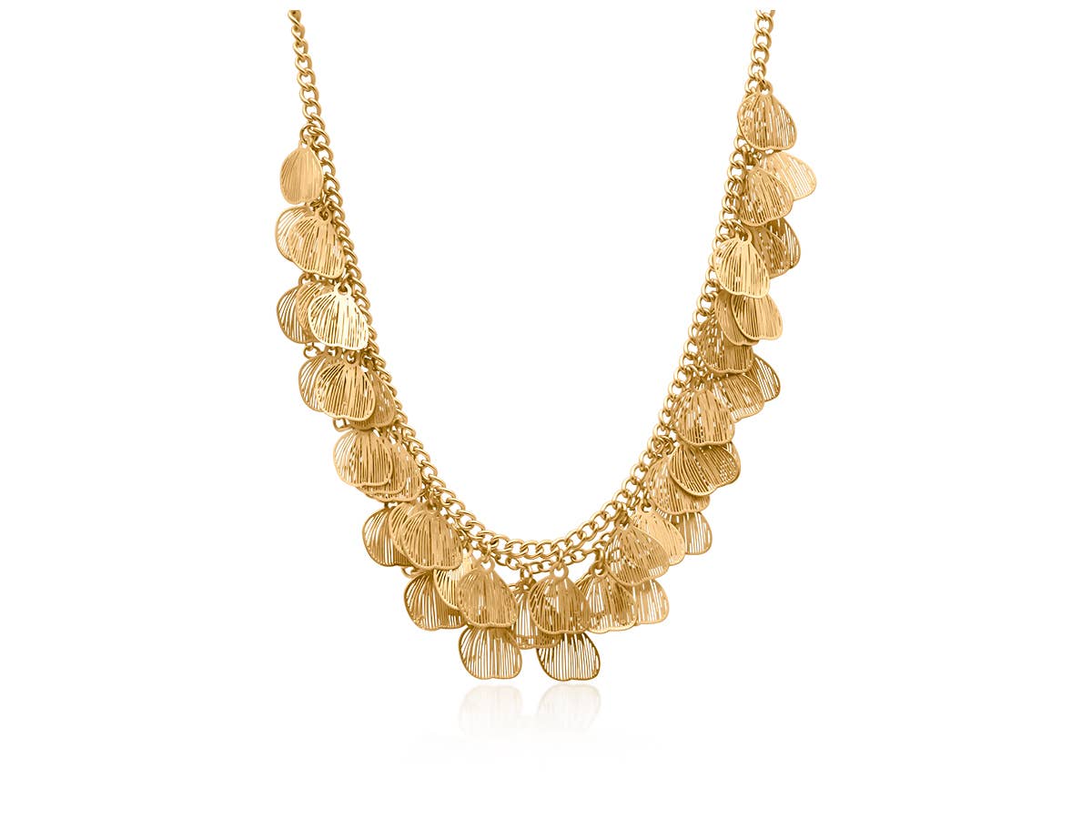 Big Metal London | Necklace | Livia Petal Blossom | Gold