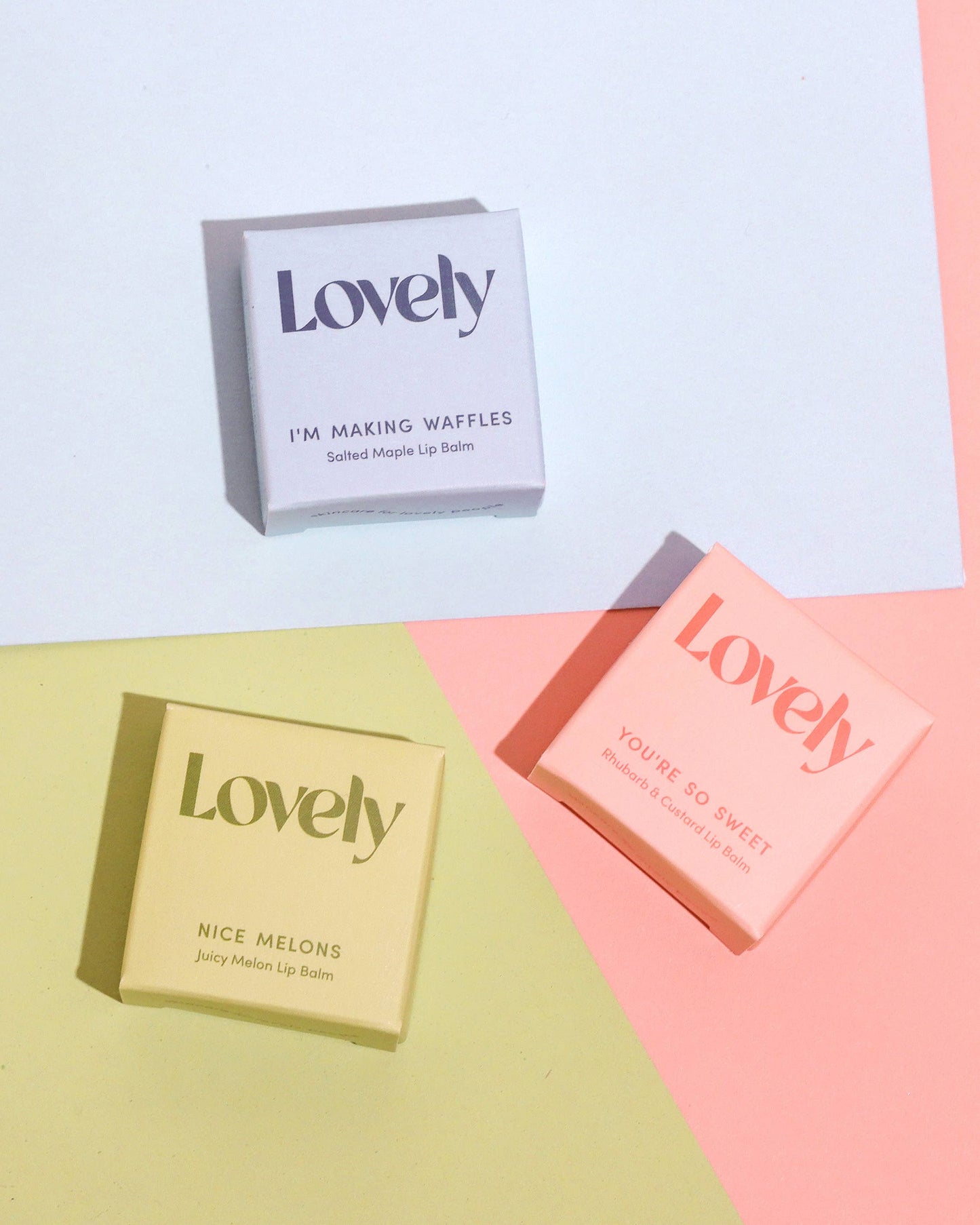 Lovely Skincare | Lip Balm | You're So Sweet - Rhubarb & Custard