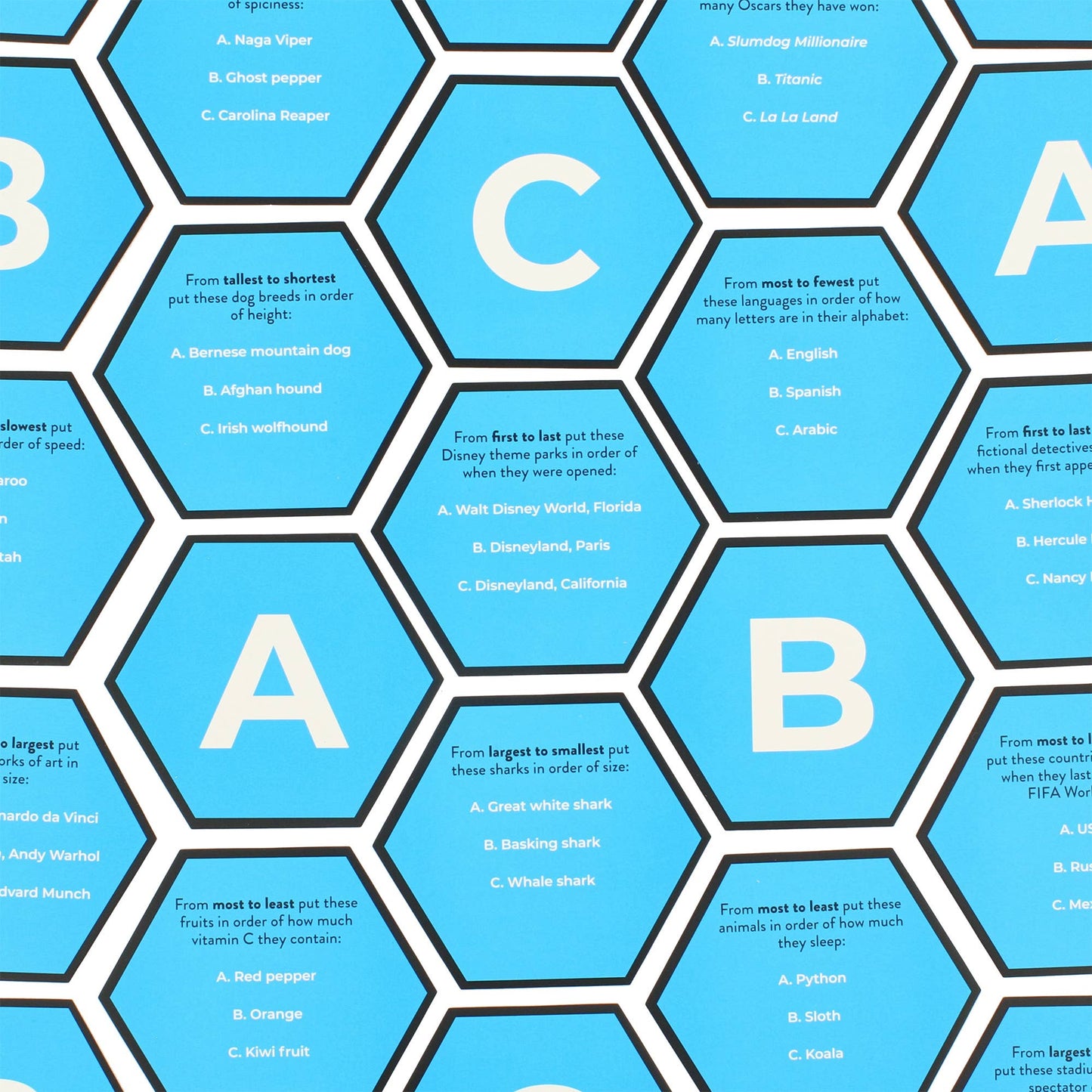 Hexagon Games | Kids Vs Adults Trivia Game Best Guess | The Fast-Thinking Ranking Game