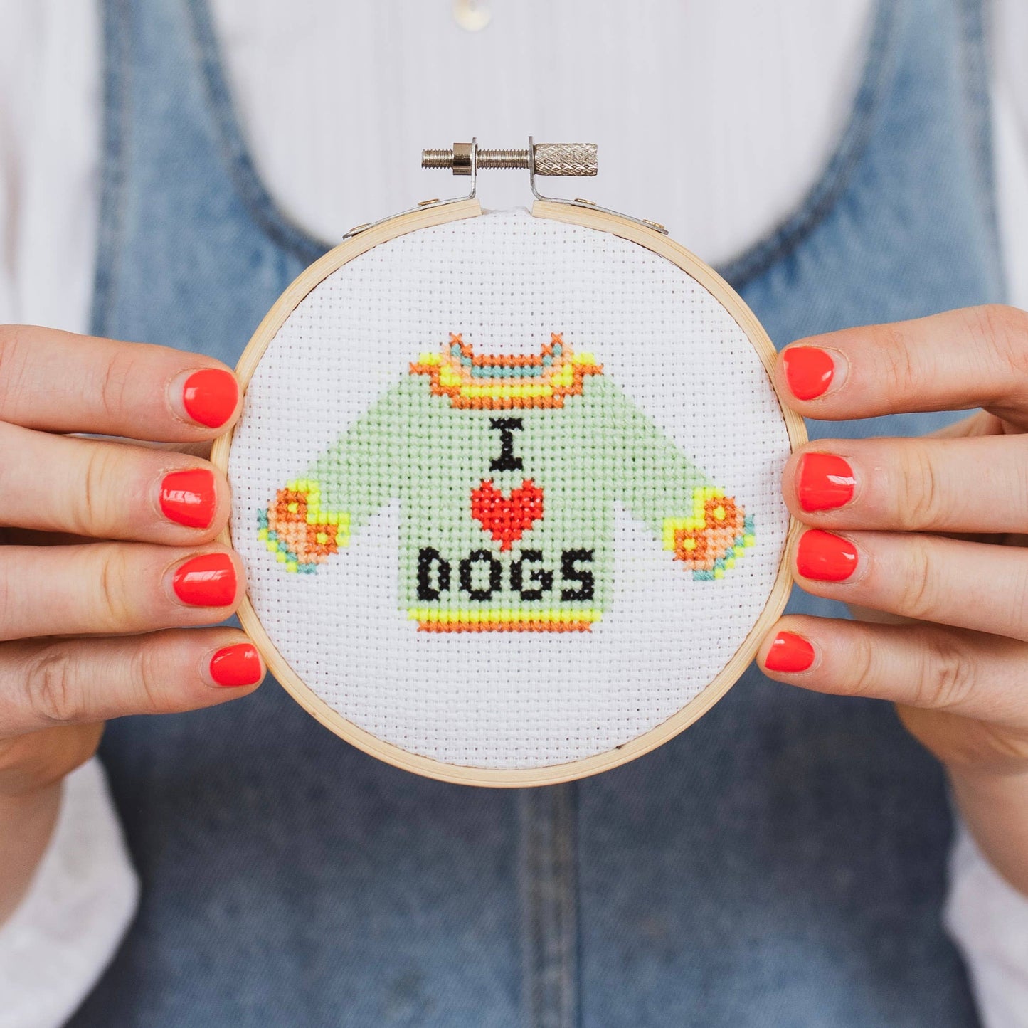 Cotton Clara | I Love Dogs | Cross Stitch Kit