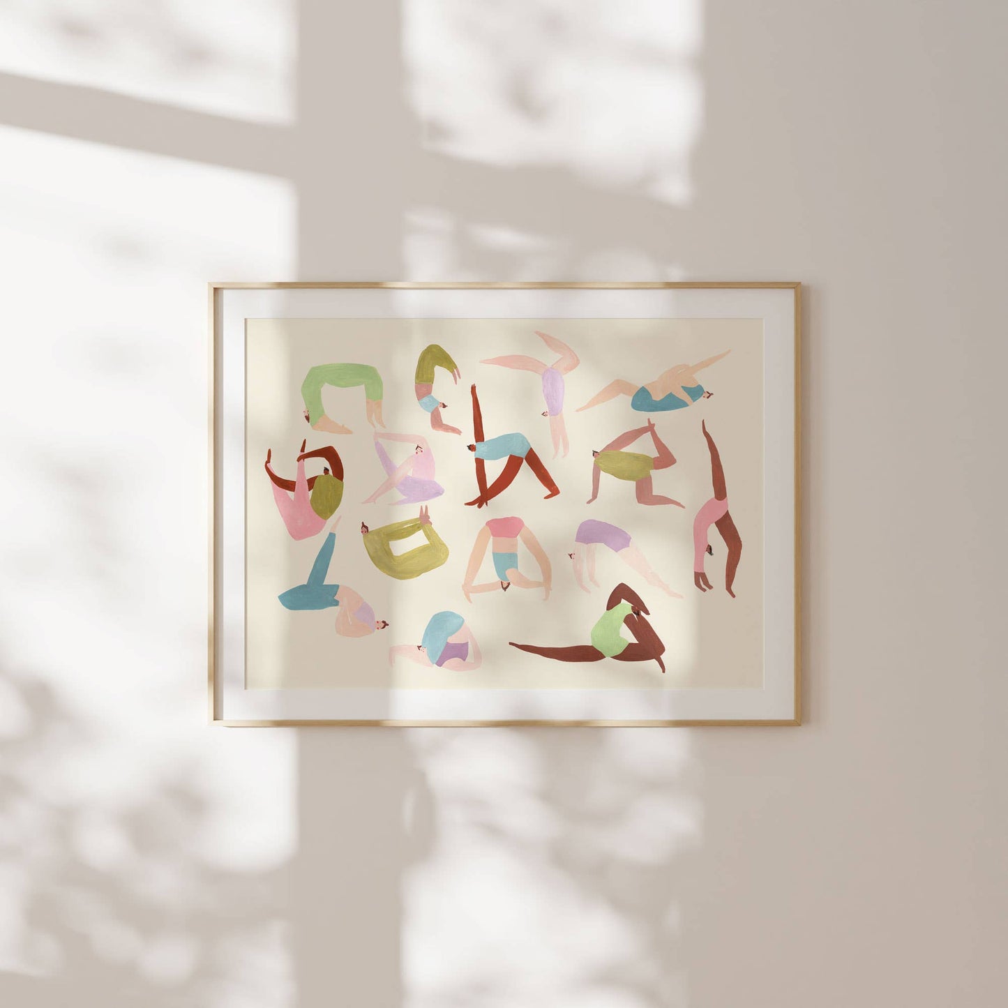 Little Black Cat | A4 Print | Yoga Ladies