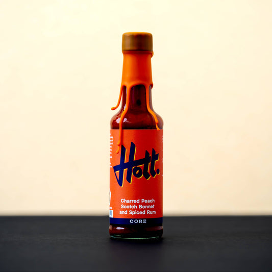 Hott |  Hot Sauce | Charred Peach, Scotch Bonnet & Spiced Rum