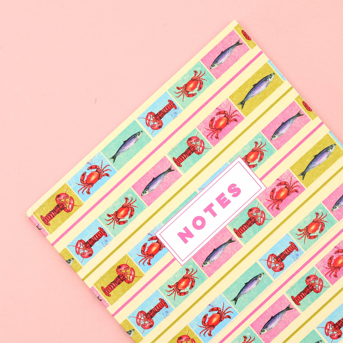 Fawn & Thistle | A5 Lined Notebook | Tutti Frutti Sardine