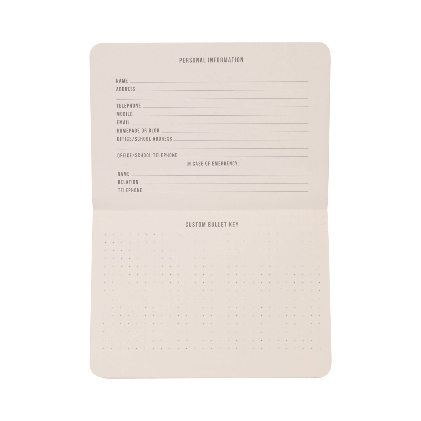 Standard Issue Pocket Journal | Army Green + Chilli