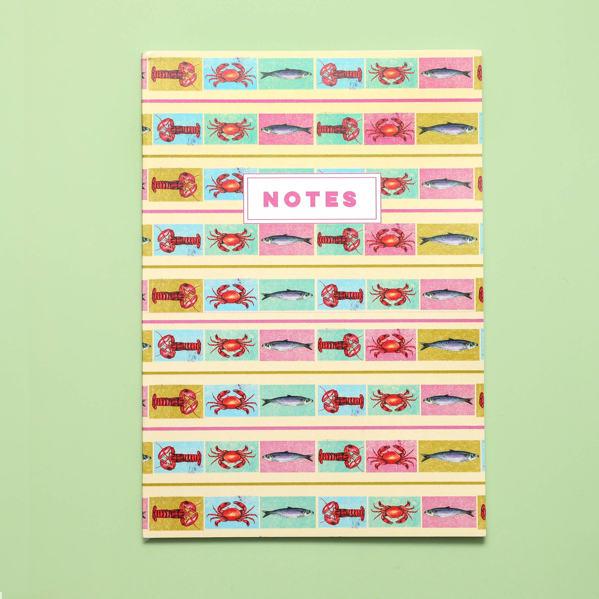 Fawn & Thistle | A5 Lined Notebook | Tutti Frutti Sardine