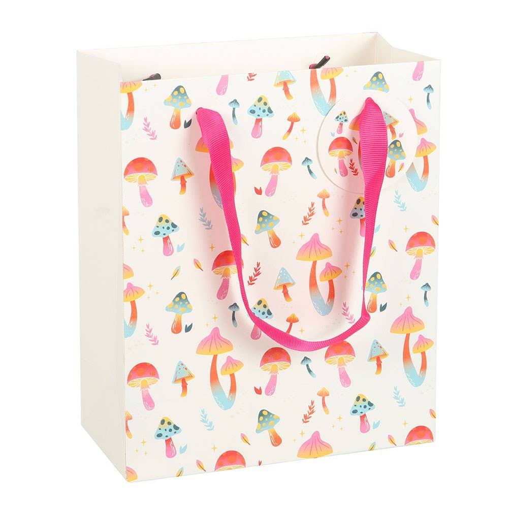 Medium Gift Bag | Funky Fungi Groovy Mushroom Print