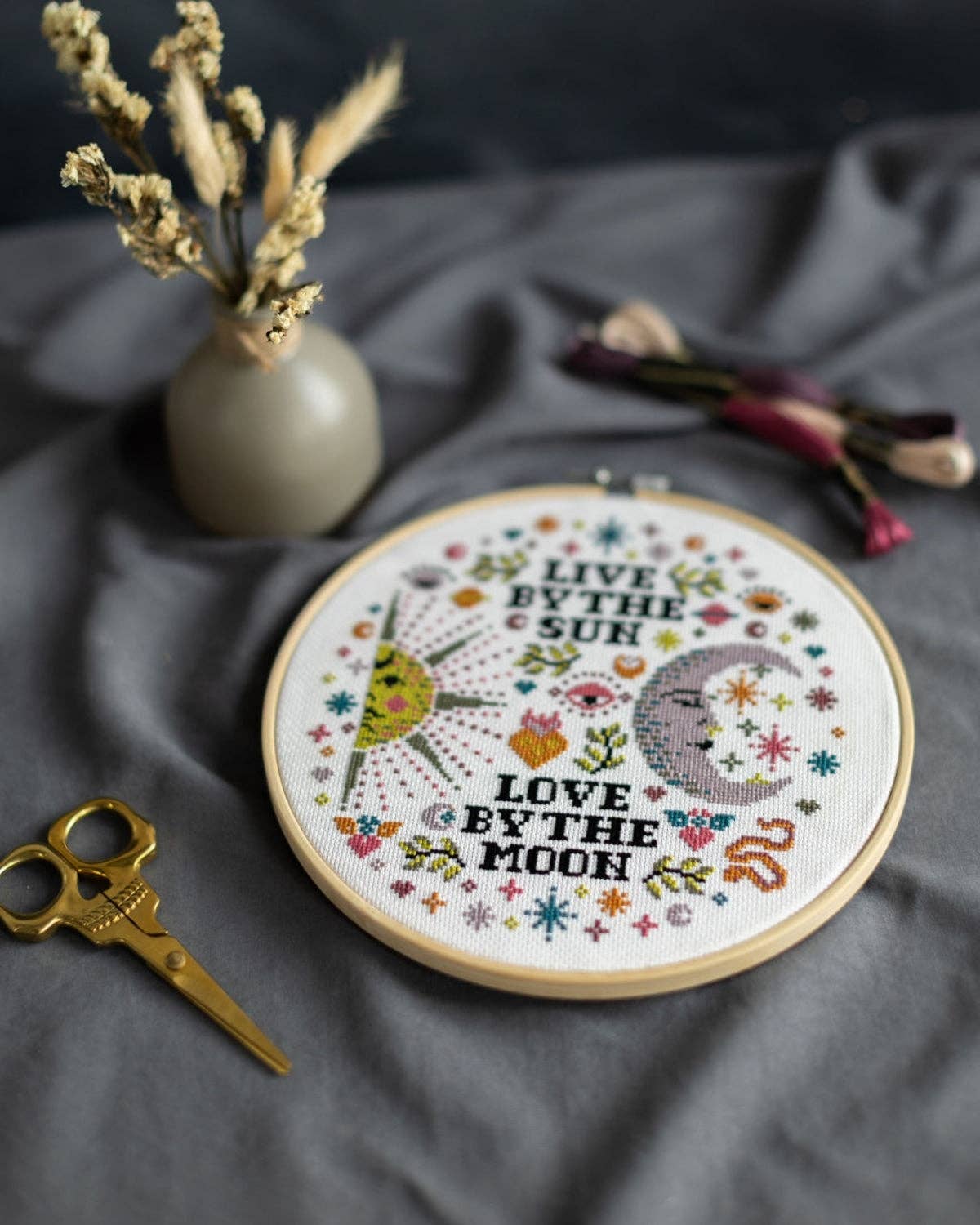 Innocent Bones | Cross Stitch Kit | Love By The Moon