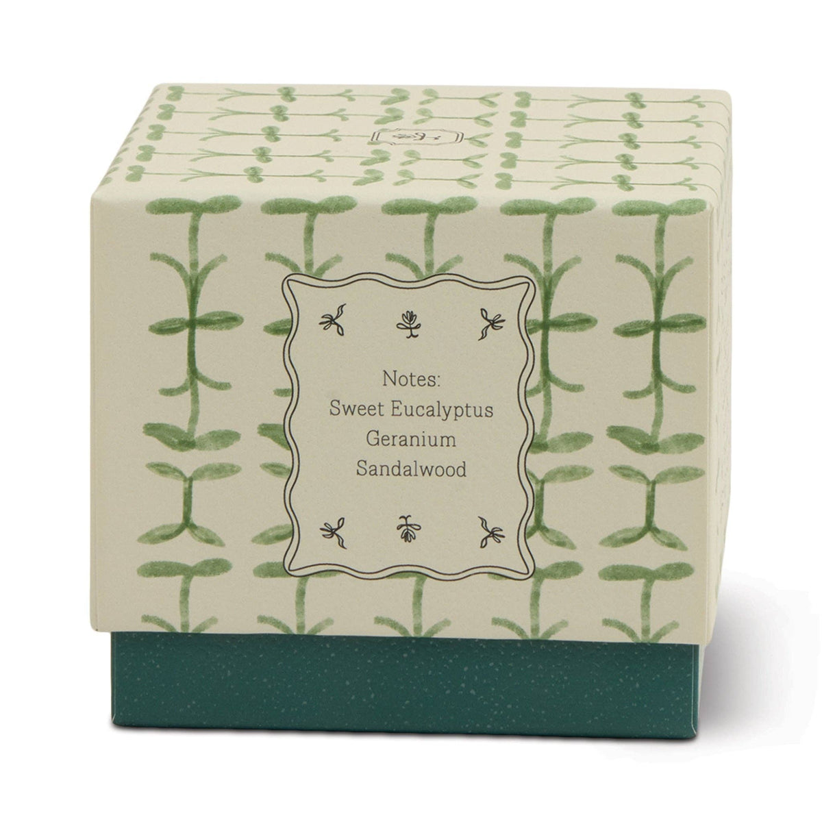Paddywax | Tulip Green Glass Candle | Verbena & Lemongrass