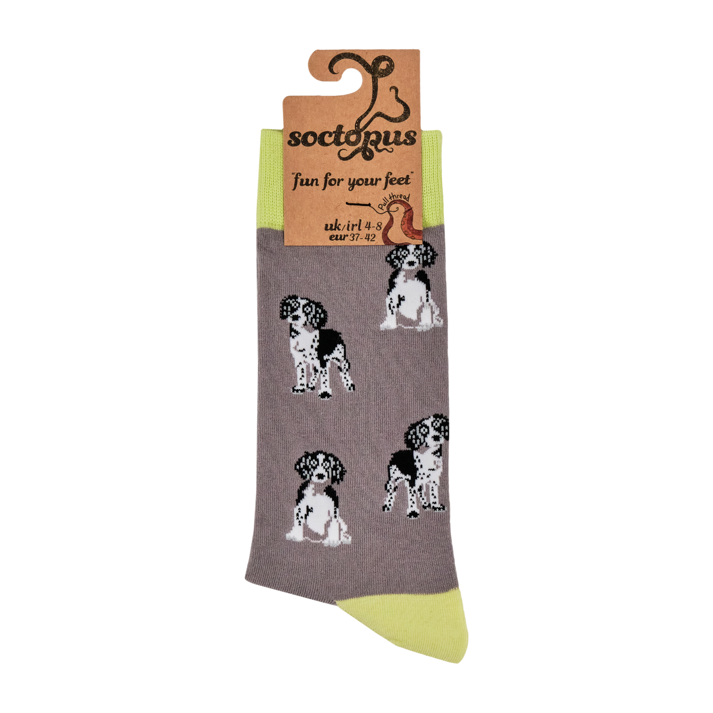 Socktopus | Spaniels | Grey | L UK 9-12