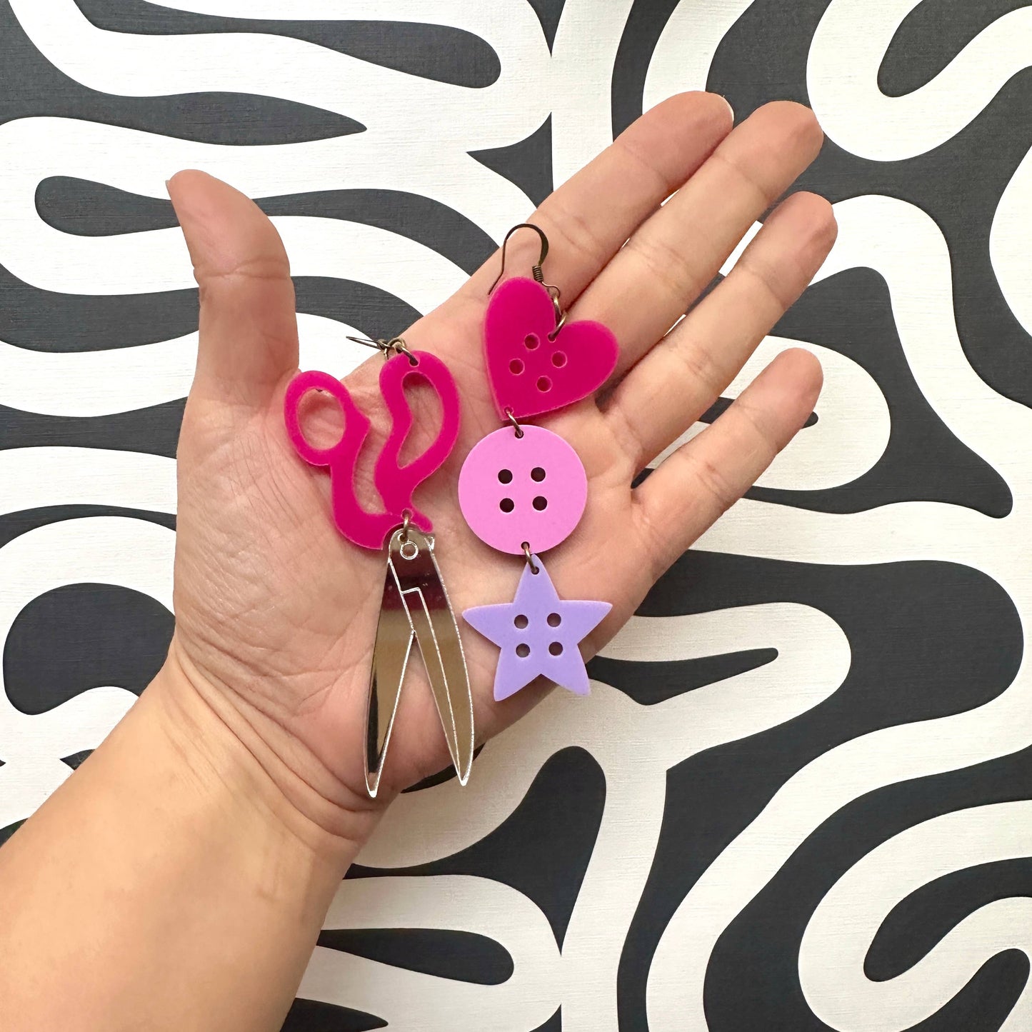 Silly Loaf | Statement Earrings | Sewing