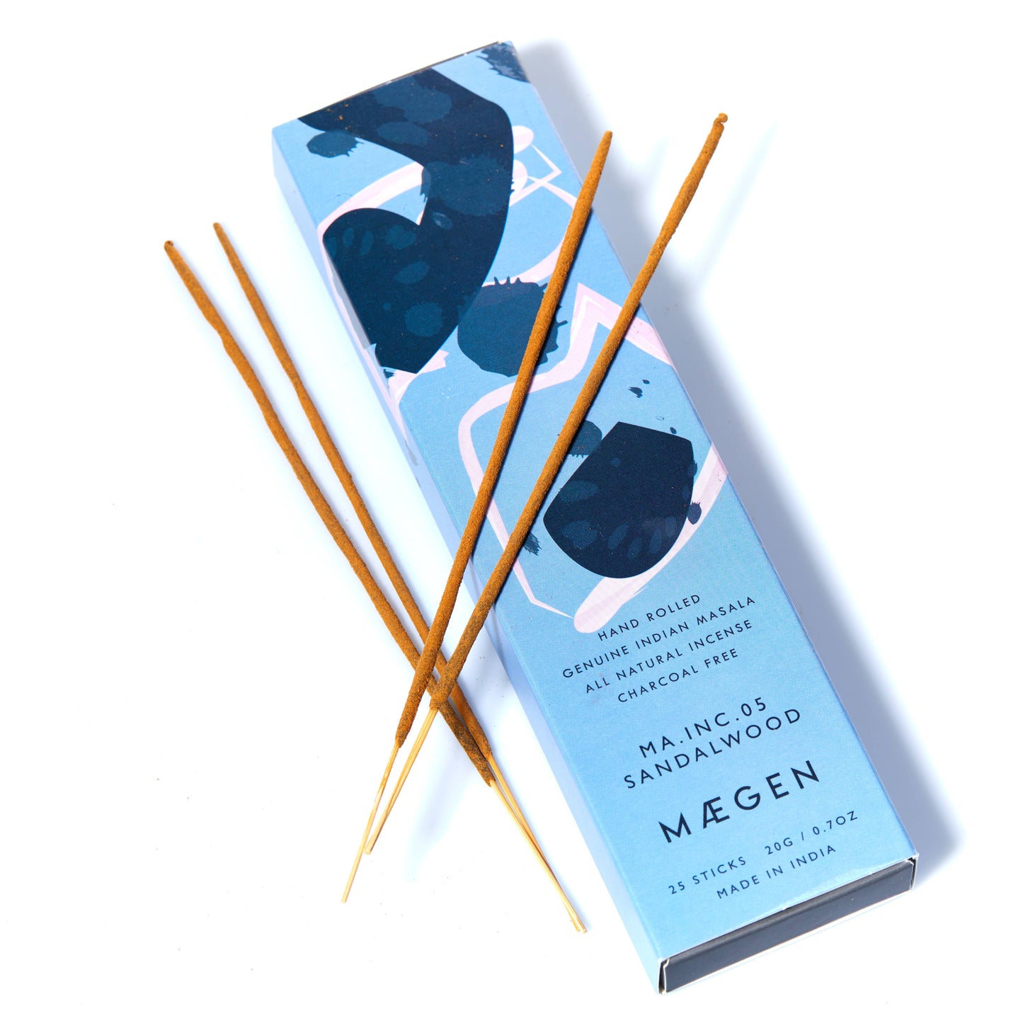 MÆGEN | Incense Sticks | Sandalwood - Genuine Indian Masala