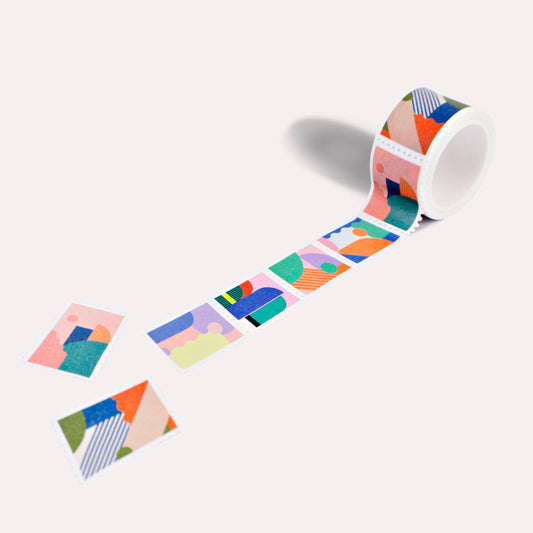 The Completist | Stamp Washi Tape | Miami Mix