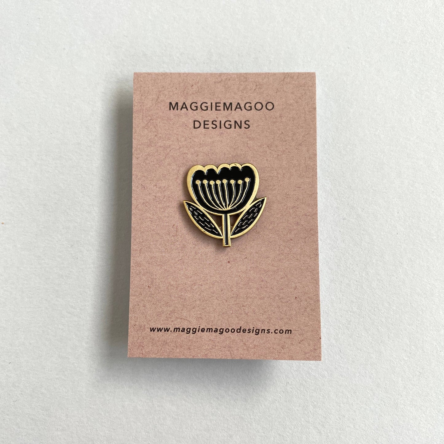 Maggie Magoo | Enamel Pin Badge | Flower