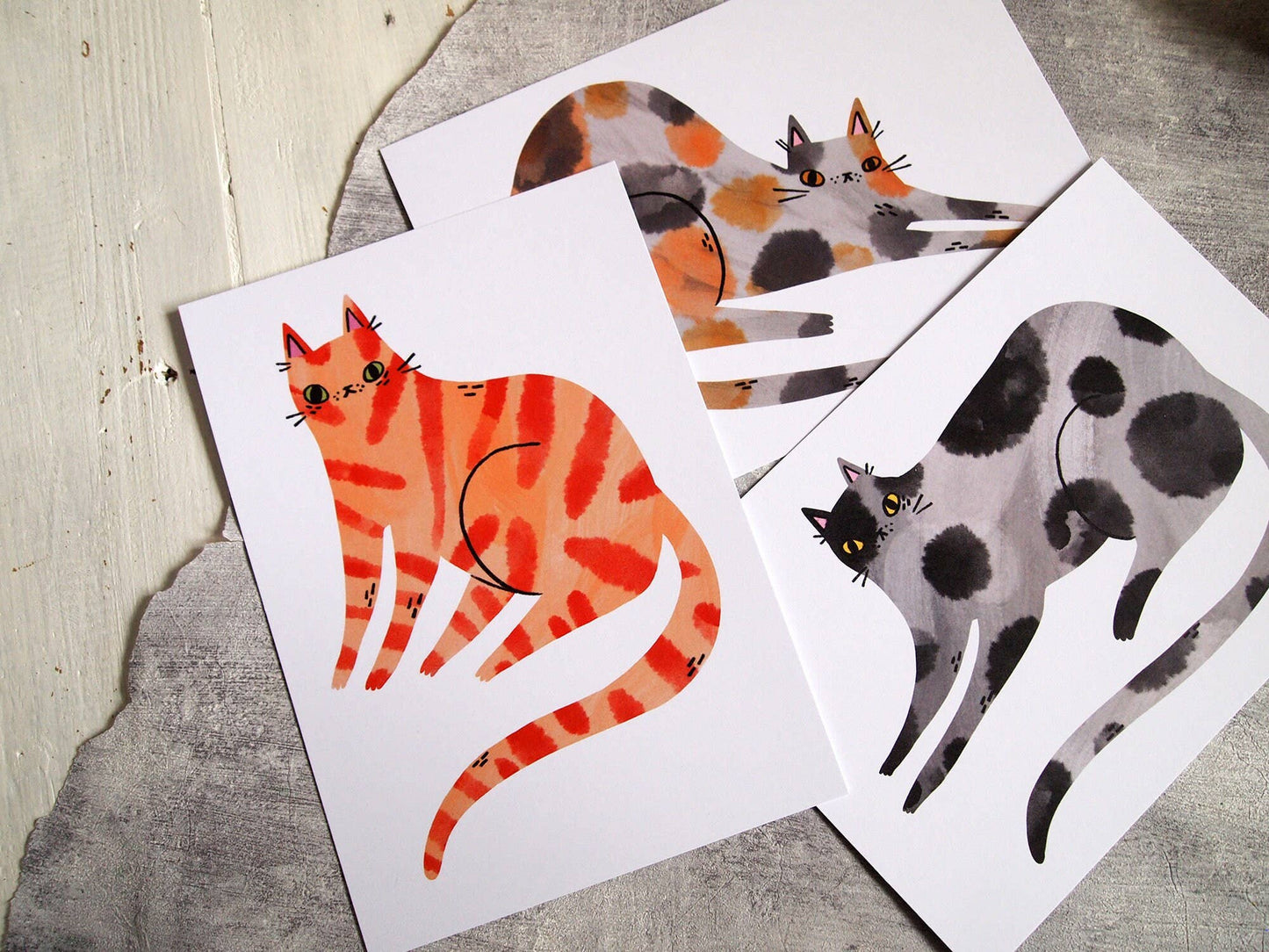 I Like Cats | A5 Print | Calico Cat