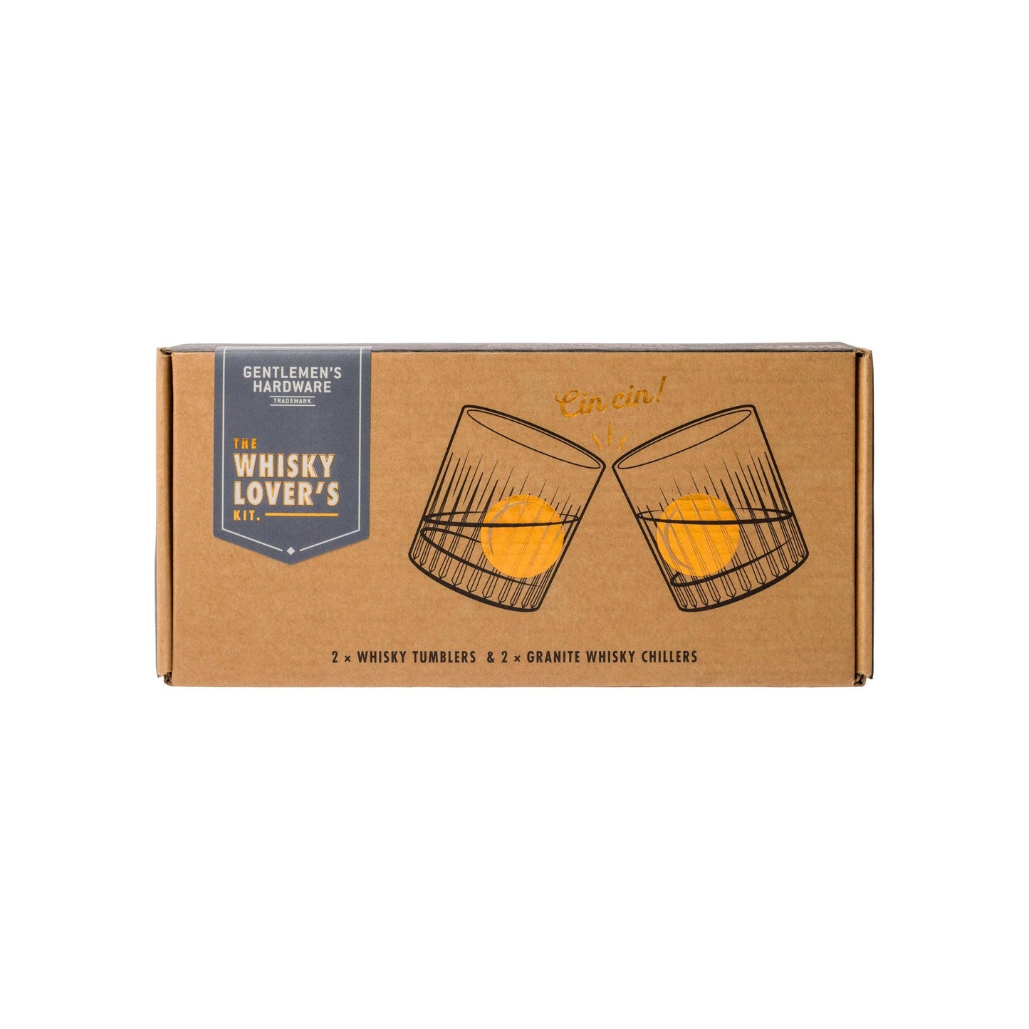 Gentlemen's Hardware | Cocktail Tumbler & Whisky Stones Set