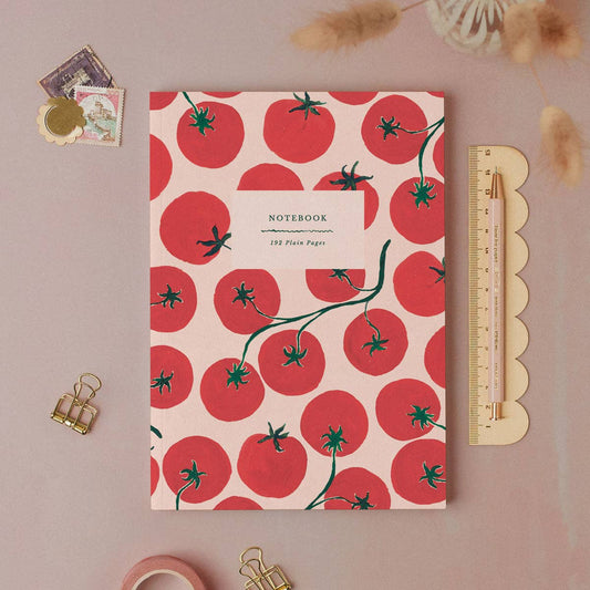 Sister Paper Co. | Plain Page Notebook | Tomatoes