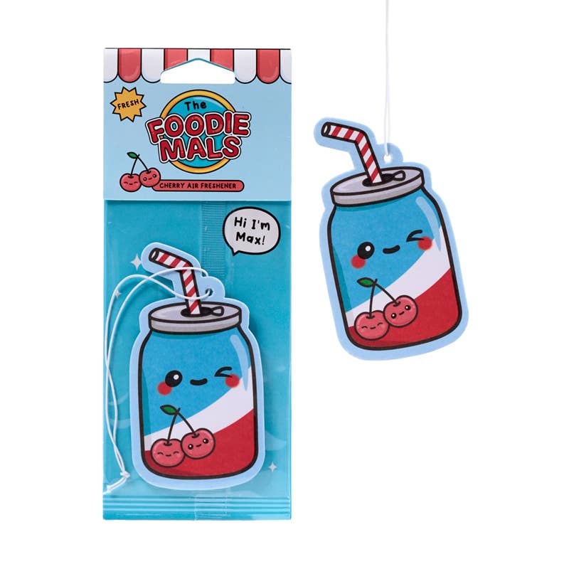 Puckator Ltd | Foodiemals Air Freshener | Max the Cherry Cola