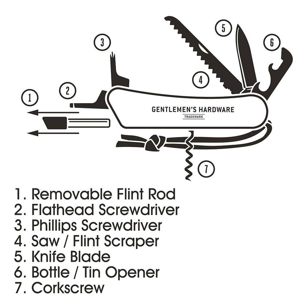 Gentlemen's Hardware | Wilderness Multi-Tool