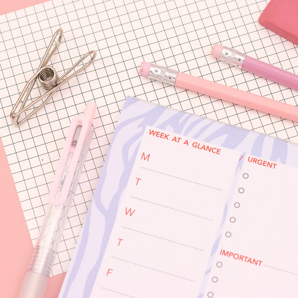 Fawn & Thistle | Weekly Desk Pad Planner | Tiger