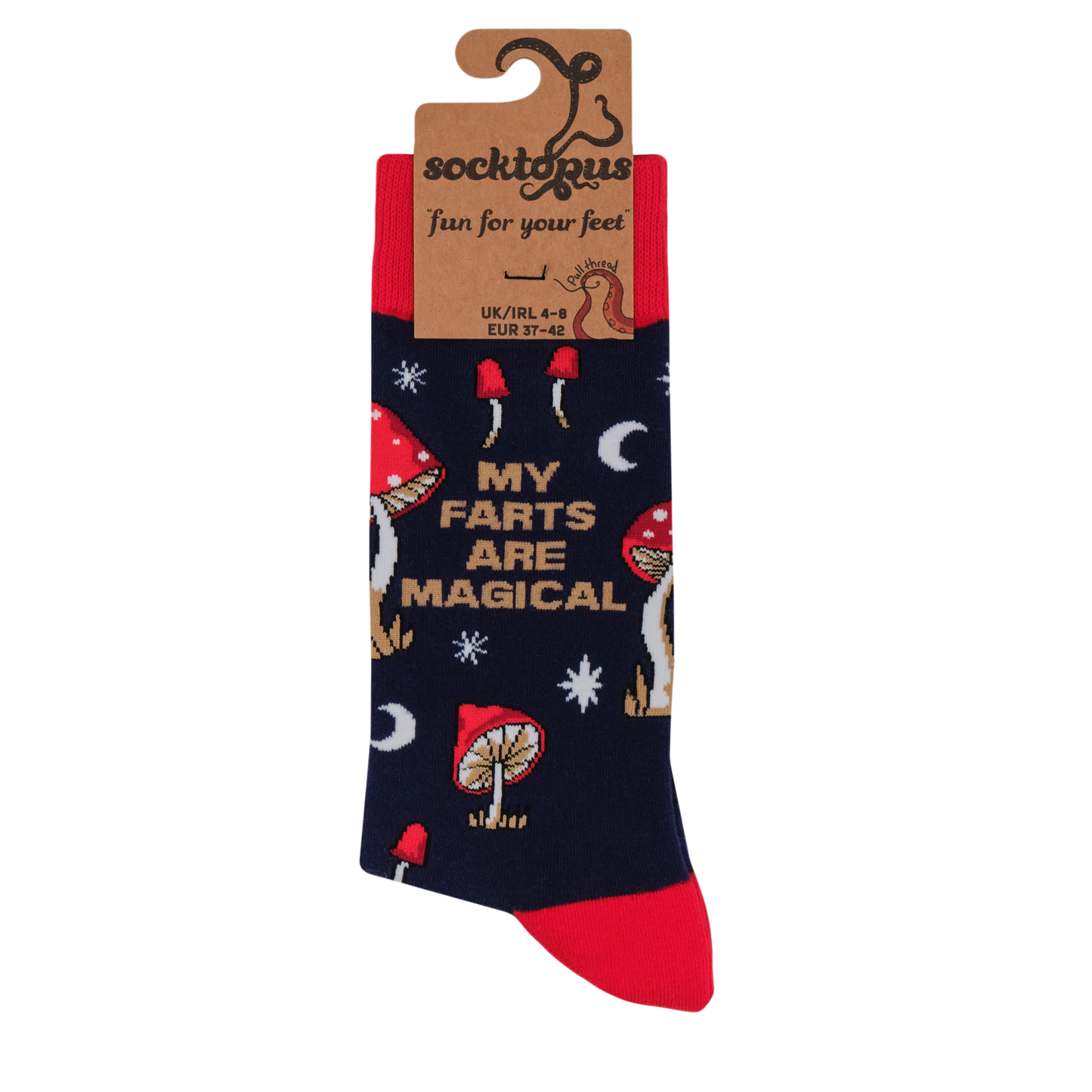 Socktopus | Farts Are Magical | Navy |  UK 9-12