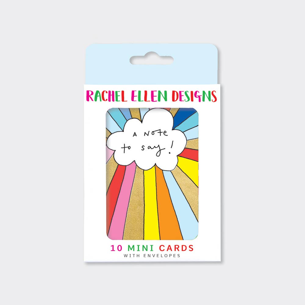 Rachel Ellen Designs | Pack of 10 Foiled Notecards