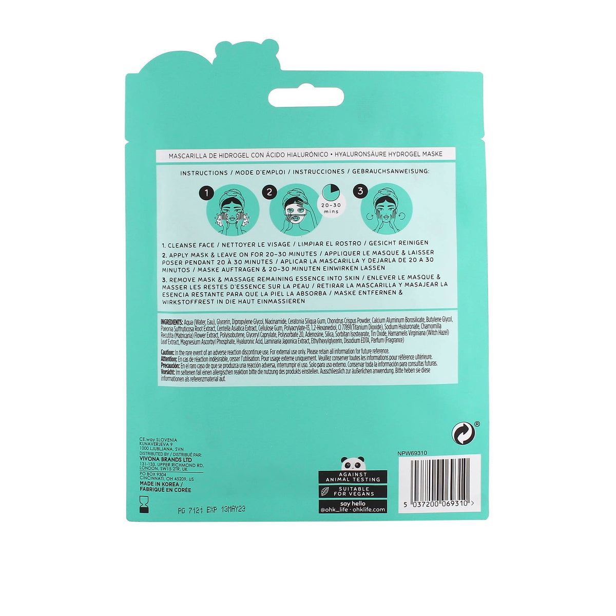 Oh K! | Hyaluronic Acid Mask