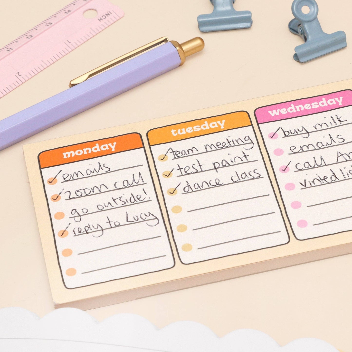 Oh, Laura | Keyboard Planner | Days of the Week