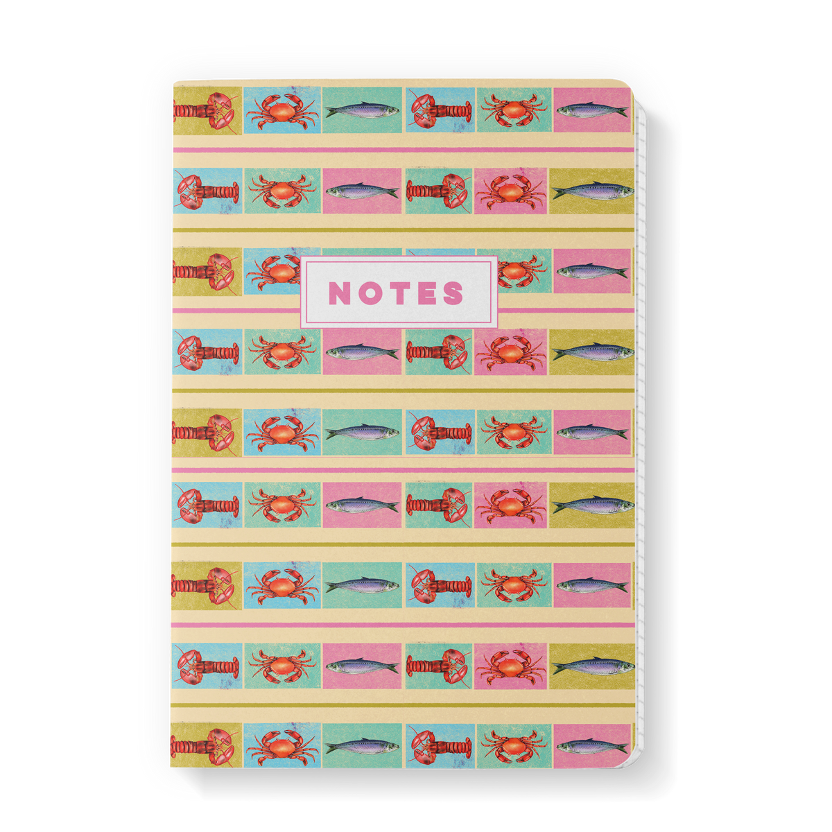 Fawn & Thistle | A5 Lined Notebook | Tutti Frutti Sardine