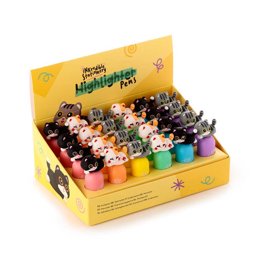 Highlighter Pen, Cat Topper, Various,Puckator, in Store Only