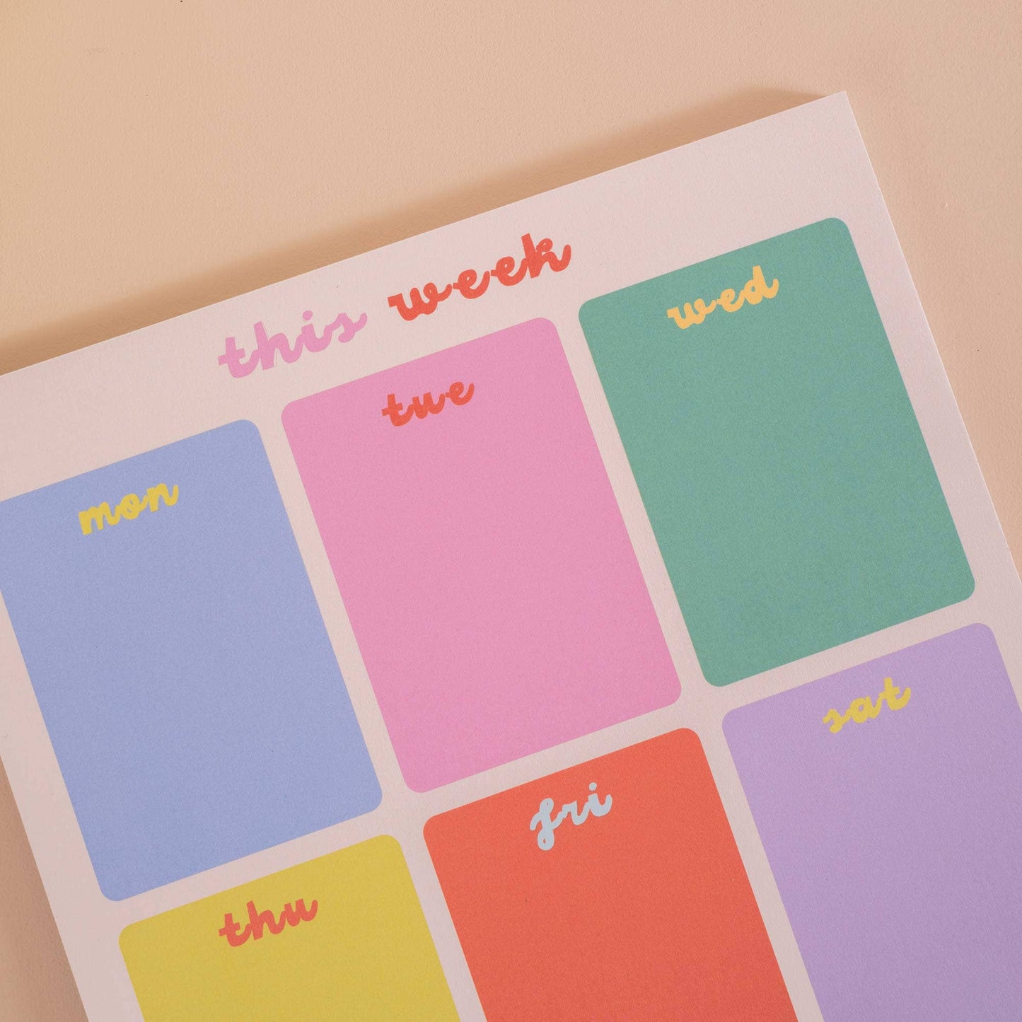 Good Tuesday | A4 Weekly Planner Pad | Bright Side