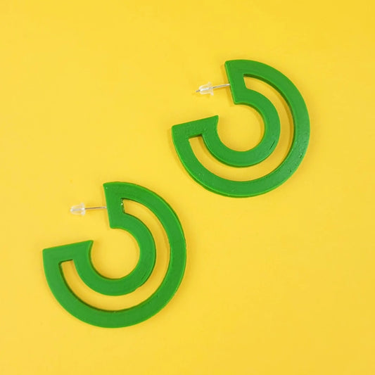 Will Sharp | Outline Hoops | Pine Green