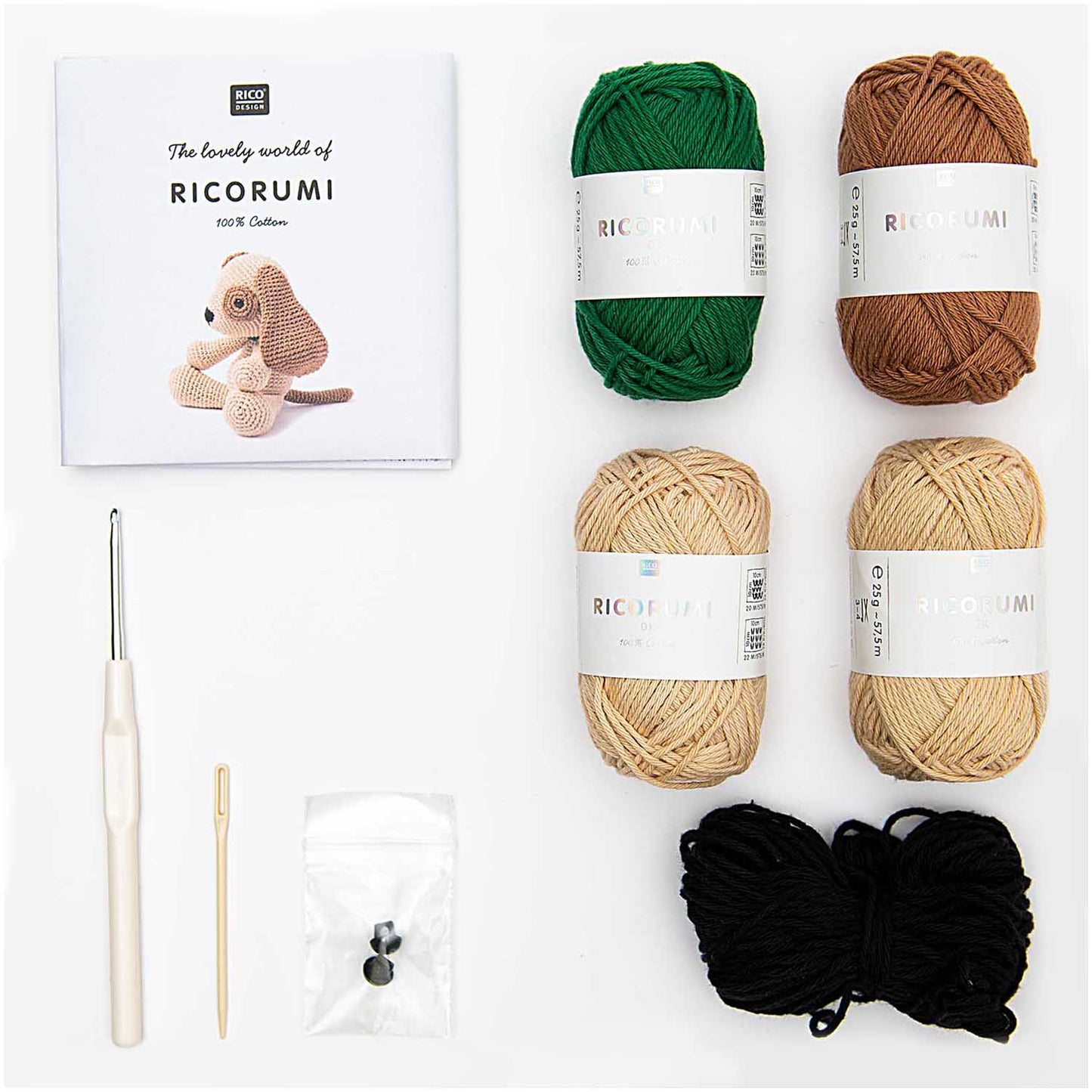 Rico| Ricorumi | Crochet Kit | Puppy