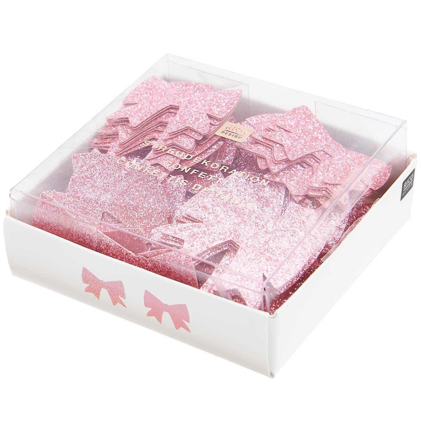 Rico | Table Confetti | Pink Glitter Bows