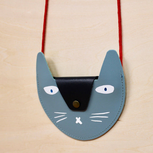 Ark | Cat Pocket Purse | Heritage Blue / Navy
