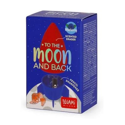 Legami | To The Moon and Back | Pencil Sharpener with Scented Eraser