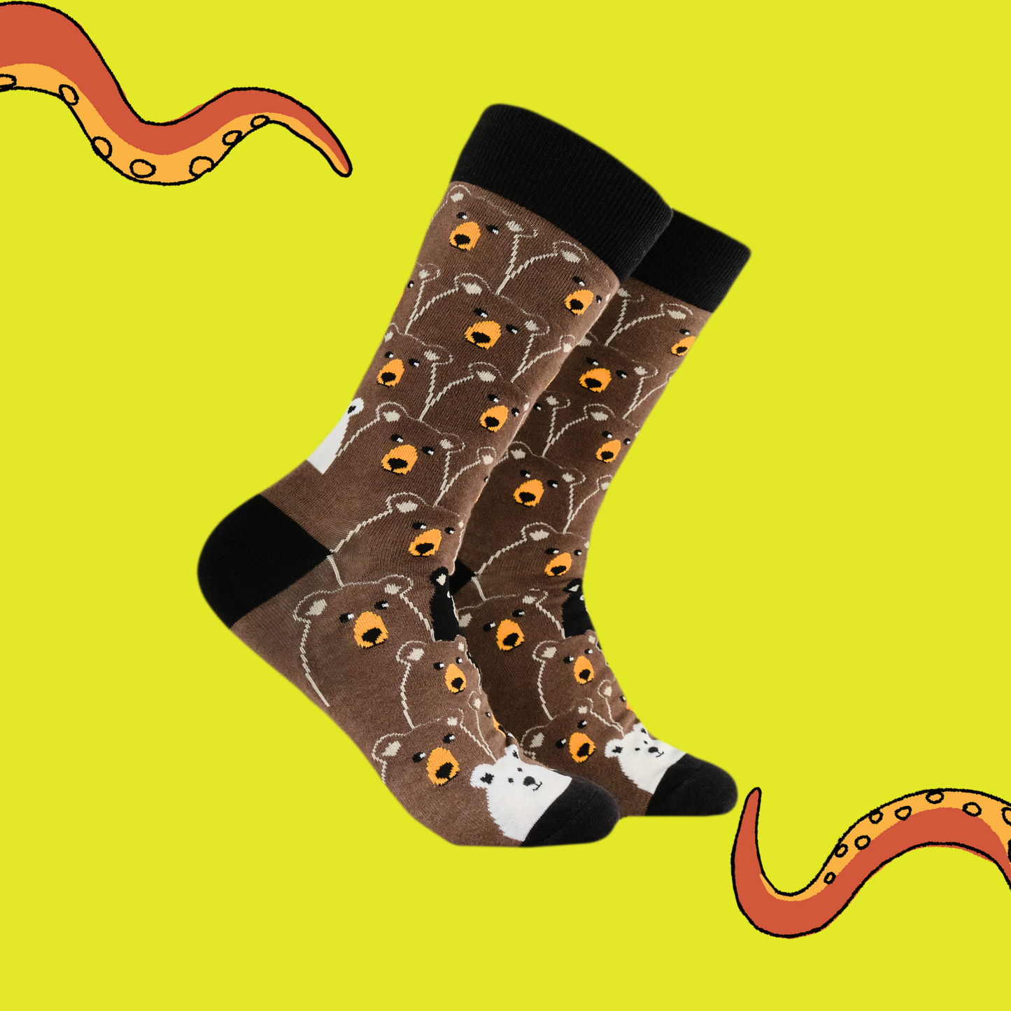 Socktopus | Womens Socks | Bear Hunt
