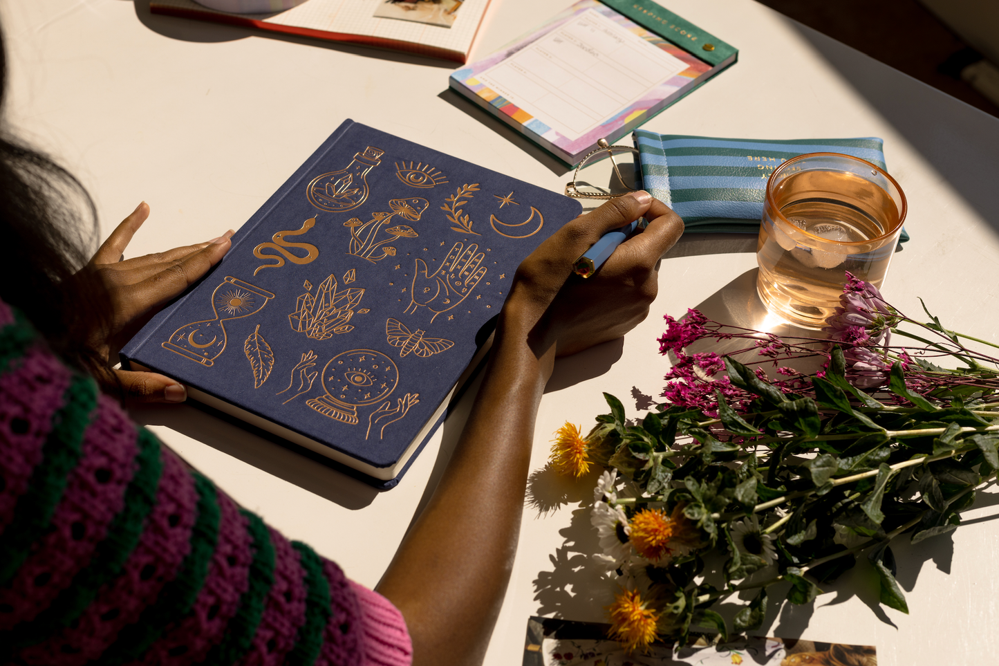Designworks Collective | Designworks Ink Jumbo Journal Suedette | Mystic Icons