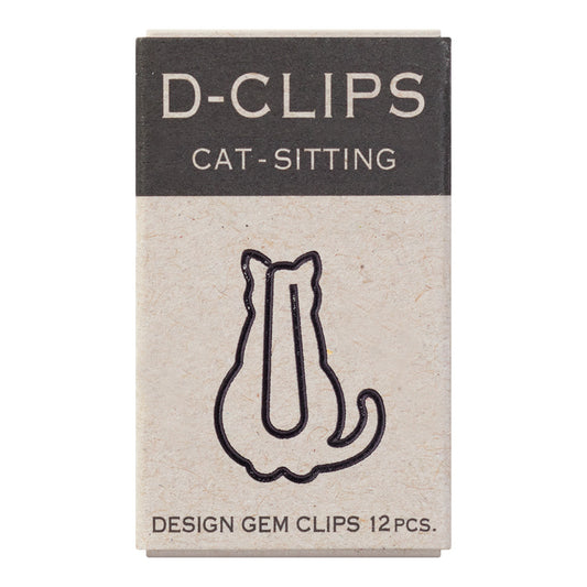 Midori | D-Clips Paper Clips | Cat Sitting