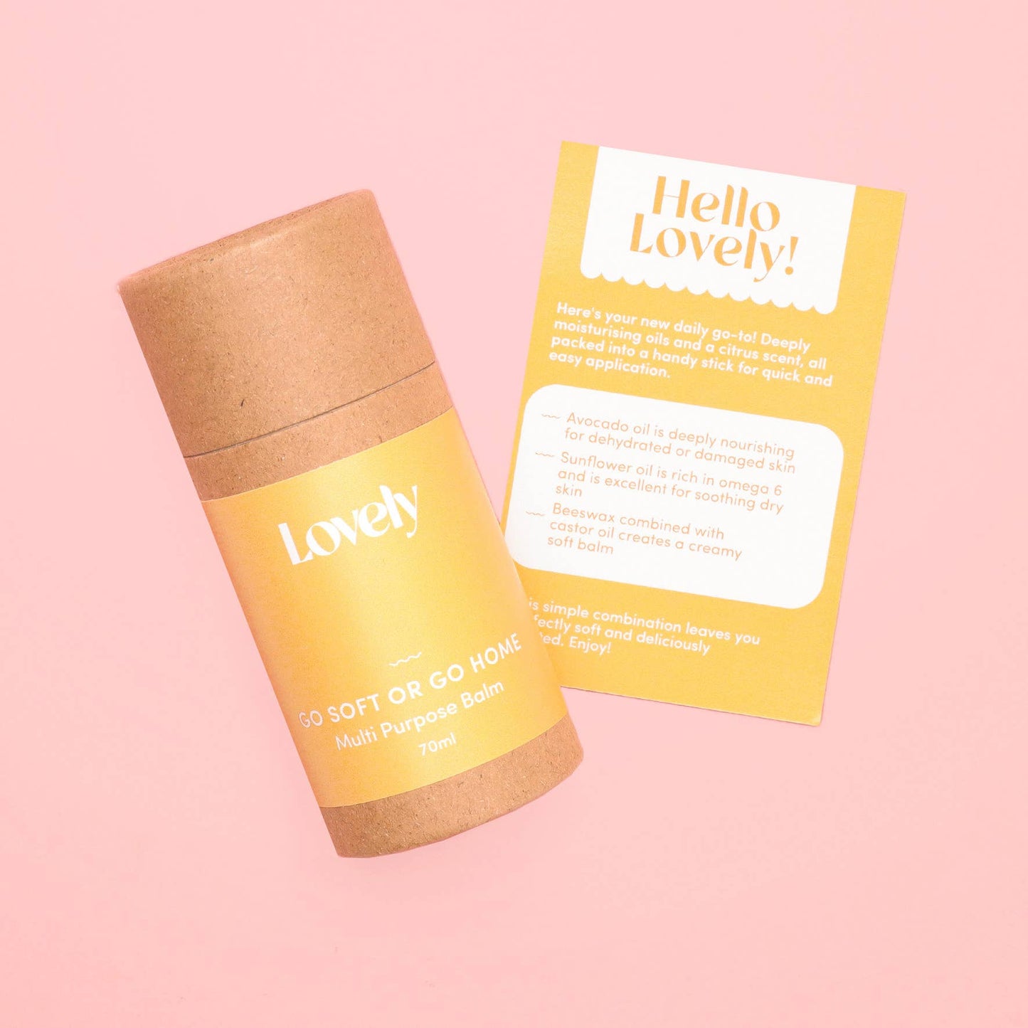 Lovely Skincare | Go Soft or Go Home - Multi Purpose Balm Stick